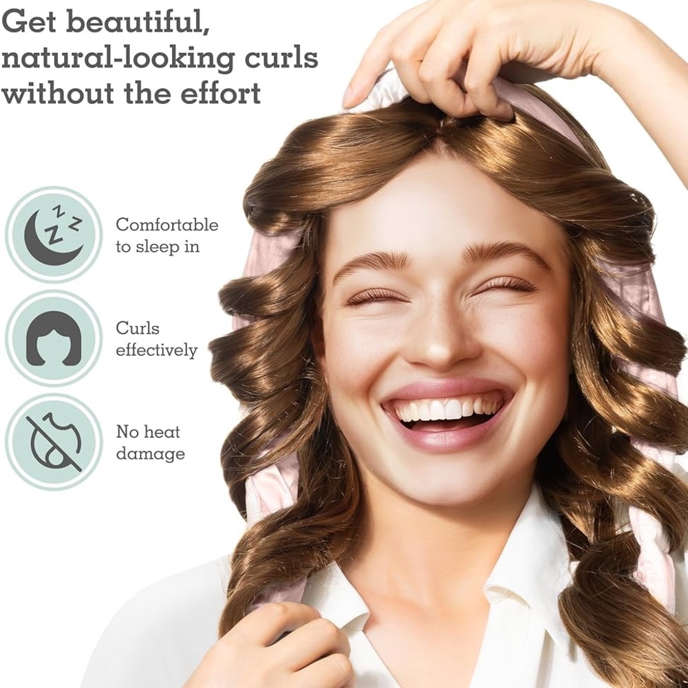 Heatless Overnight Hair Curler Band